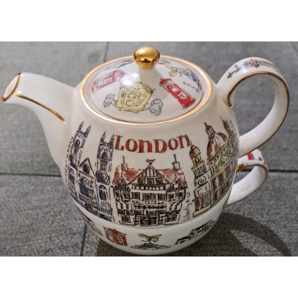 James Sadler London England  Tea Pot Tea Cup Combo. ‎ Made In England